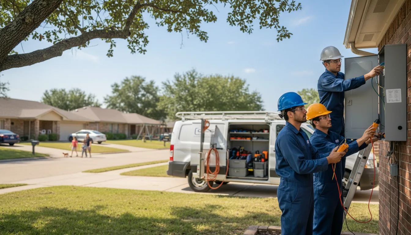 Certified electrician providing emergency electrical services in Bellville, GA